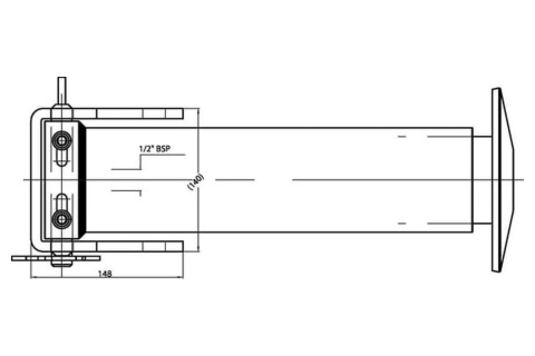 Stopa Podporowa Hydrauliczna 65-250CS z Szybkozłączem Kramp SP65250CS