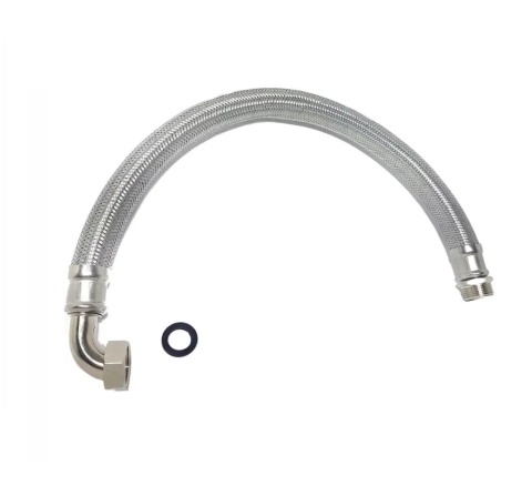 Wąż antywibracyjny do hydroforu z kolankiem 1" (500/600 mm) – np. do pomp JY 1000 24L